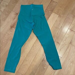 Lululemon Athletica Teal Leggings